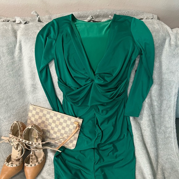 Emerald green Guess Dress - Picture 2 of 4